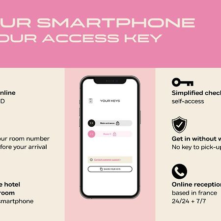Hotel Cloitre - Entree Autonome, Reception En Ligne - Encore Mieux Orléans Exteriör bild